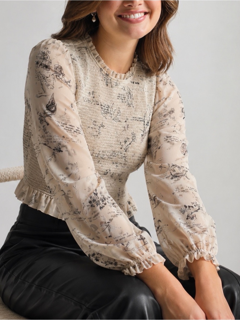 Aritzia Wilfred Tempest Blouse